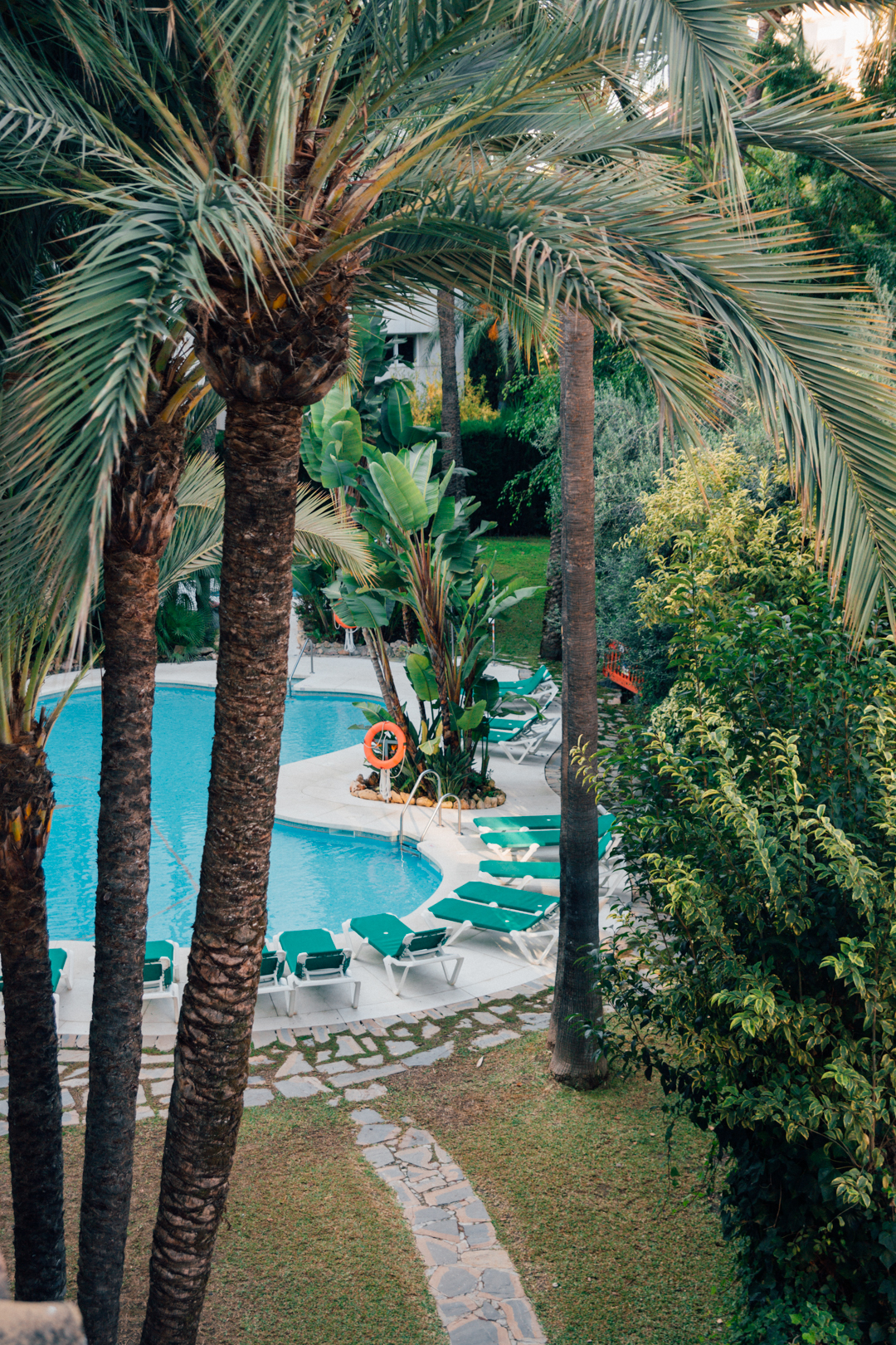 the hotel pool at Aparthotel Monarch Sultan, Marbella