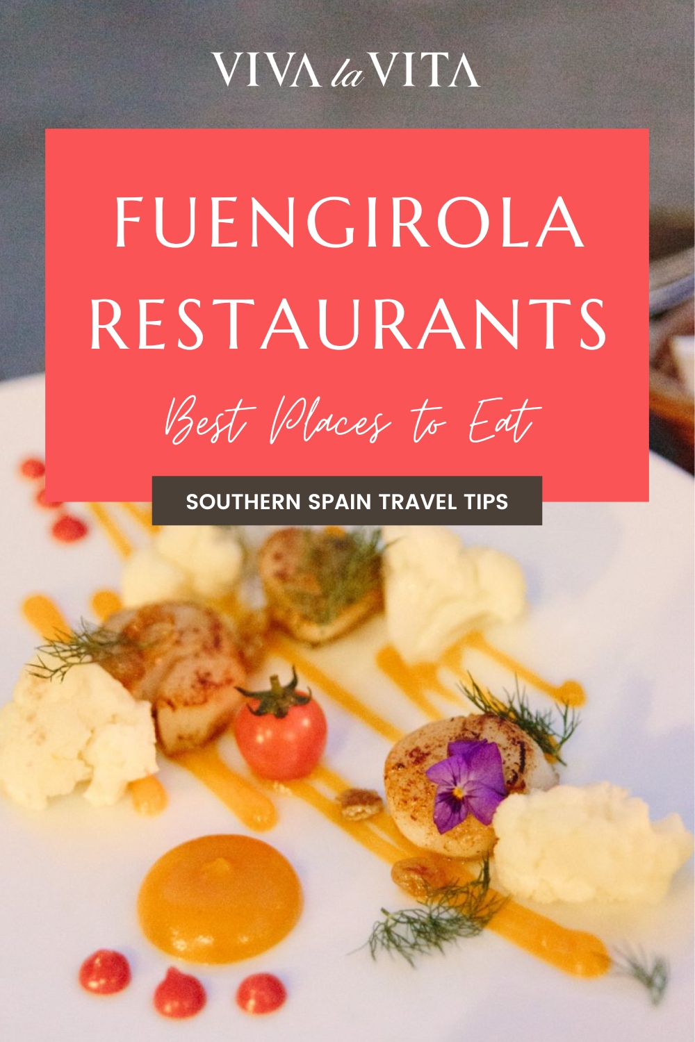 pinterest image for an article about best restaurants in Fuengirola, Spain