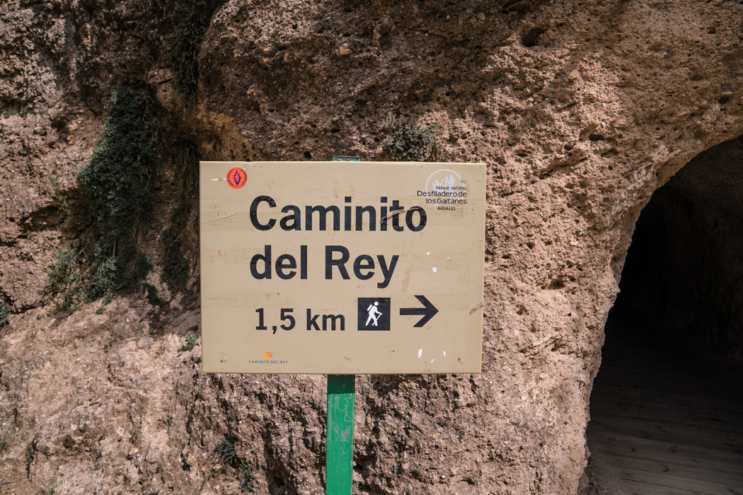 views from caminito del rey, spain