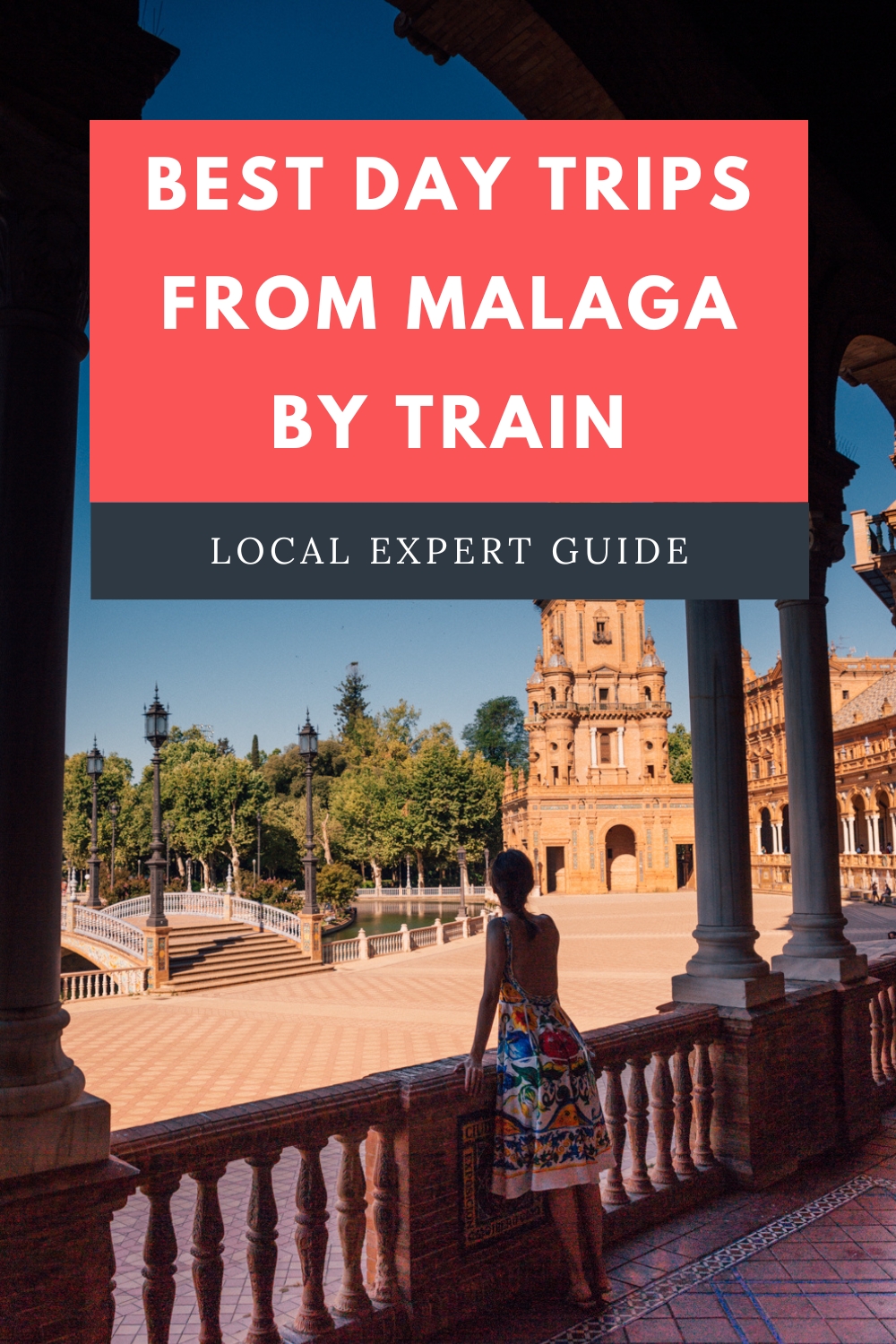 pinterest image for an article about best day trips from malaga by train