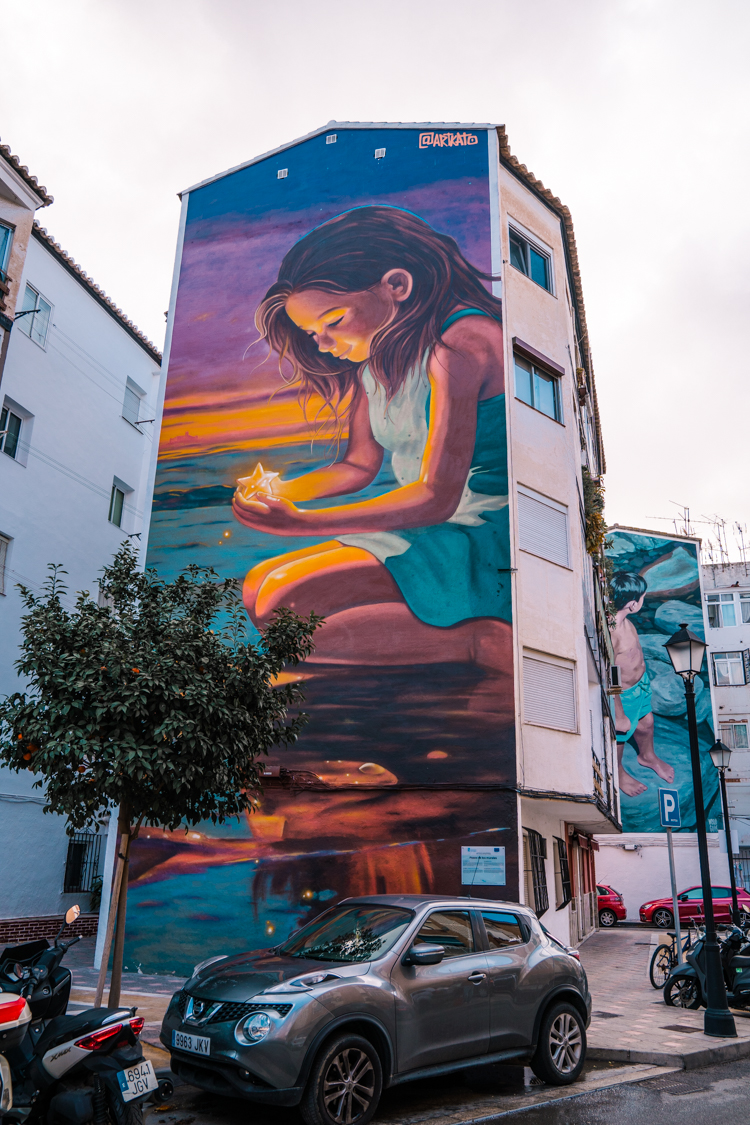 Paseo de los Murales in Fuengirola - street art of Fuengirola