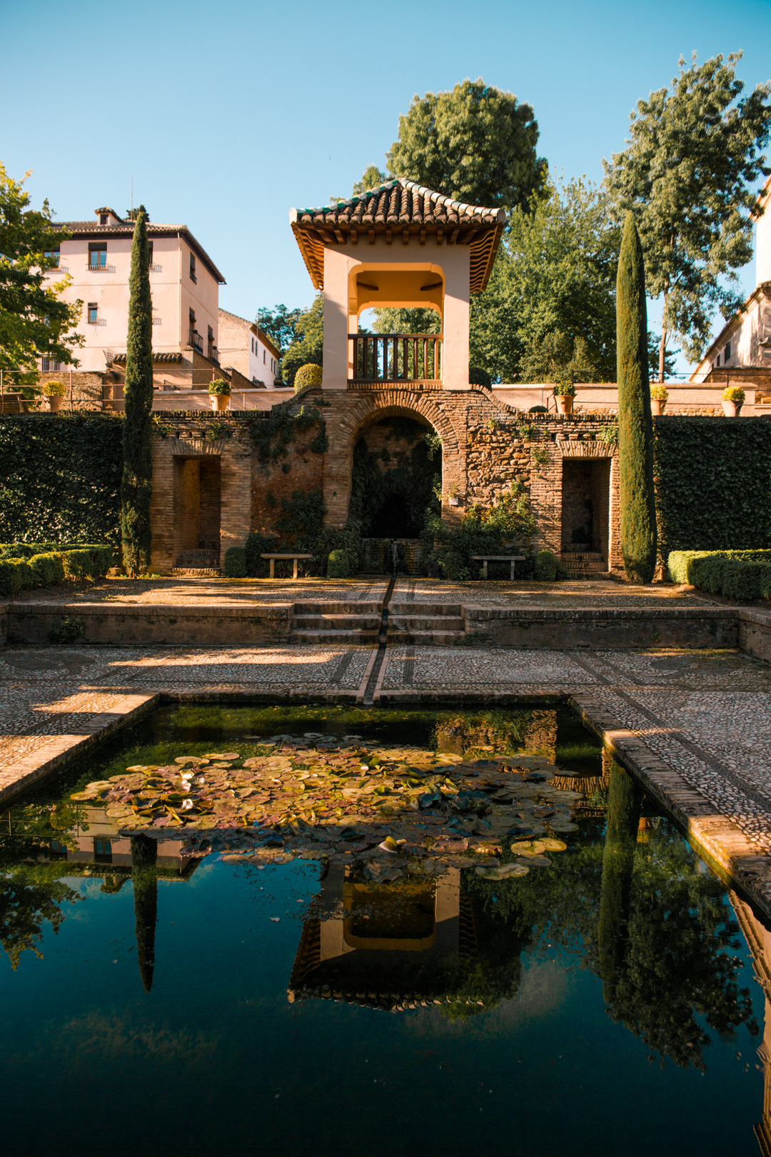 Gardens of Palacio Nazaries, Alhambra.