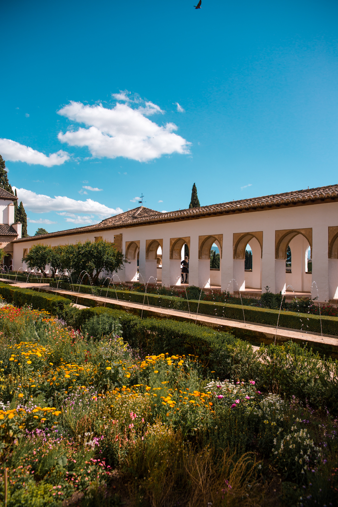 Generalife Gardens in Granada, Spain