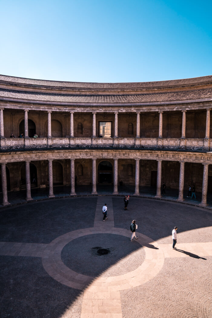 The Palace of Charles V in Alhambra, Granada