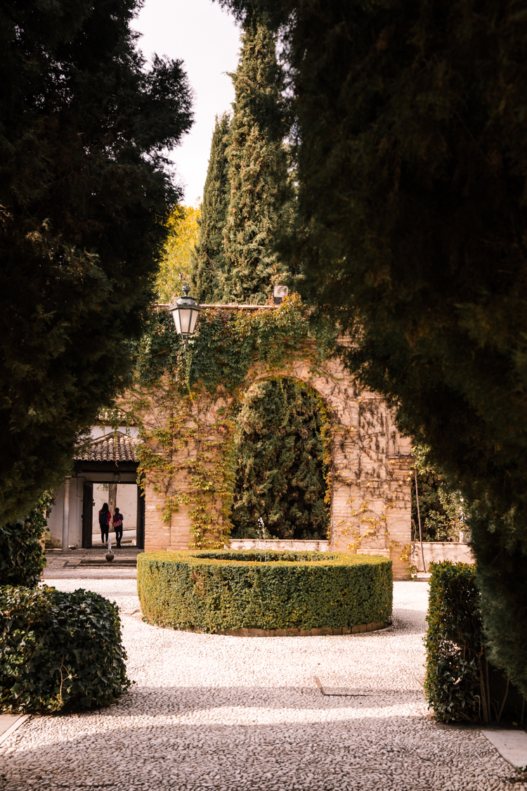 gardens at Palacio de los Córdova Gardens, Granada