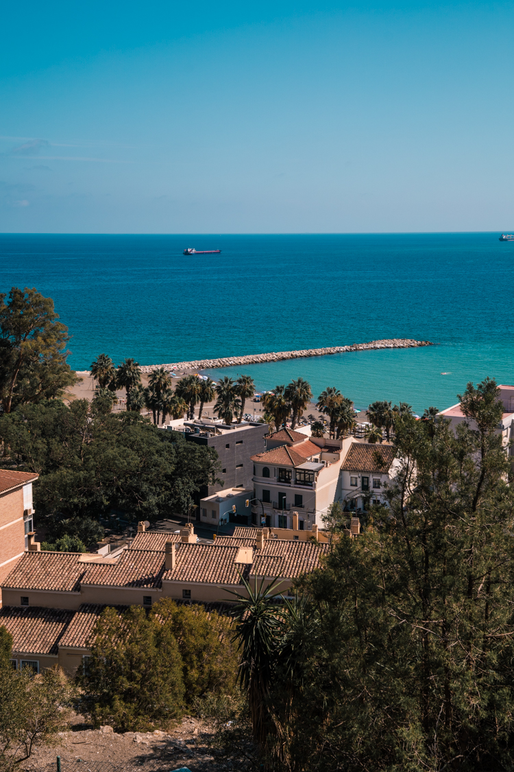 views of Malaga from St Catalina hotel