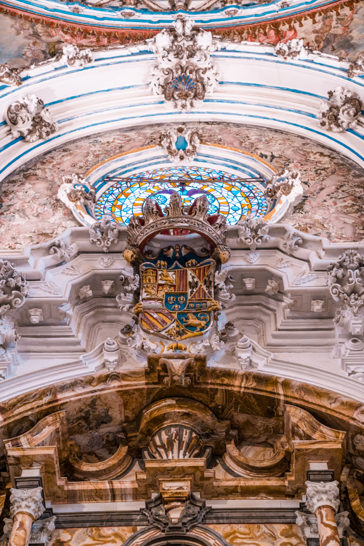 the Sacristy at La Cartuja Monastery in Granada, Southern Spain