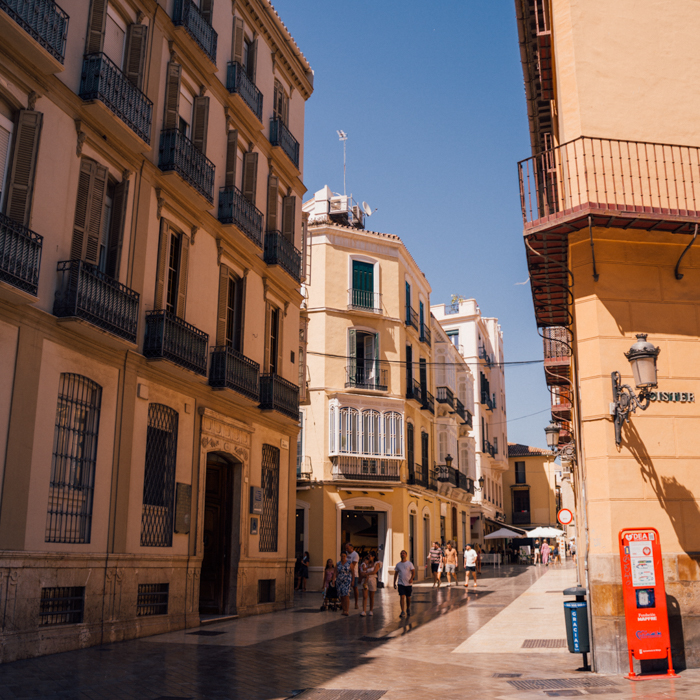 Malaga old town, Spain