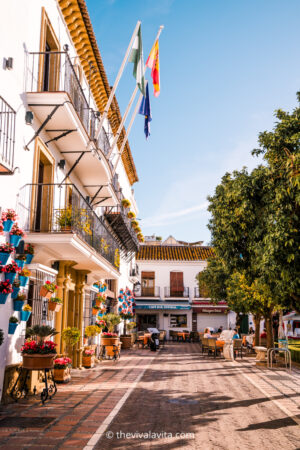 plaza de los naranjos in marbella old town