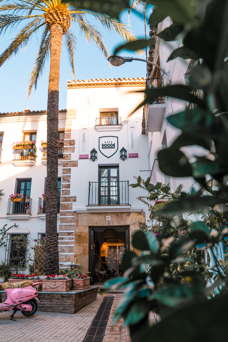 Local boutique hotel in Marbella old town, in Southern Spain.