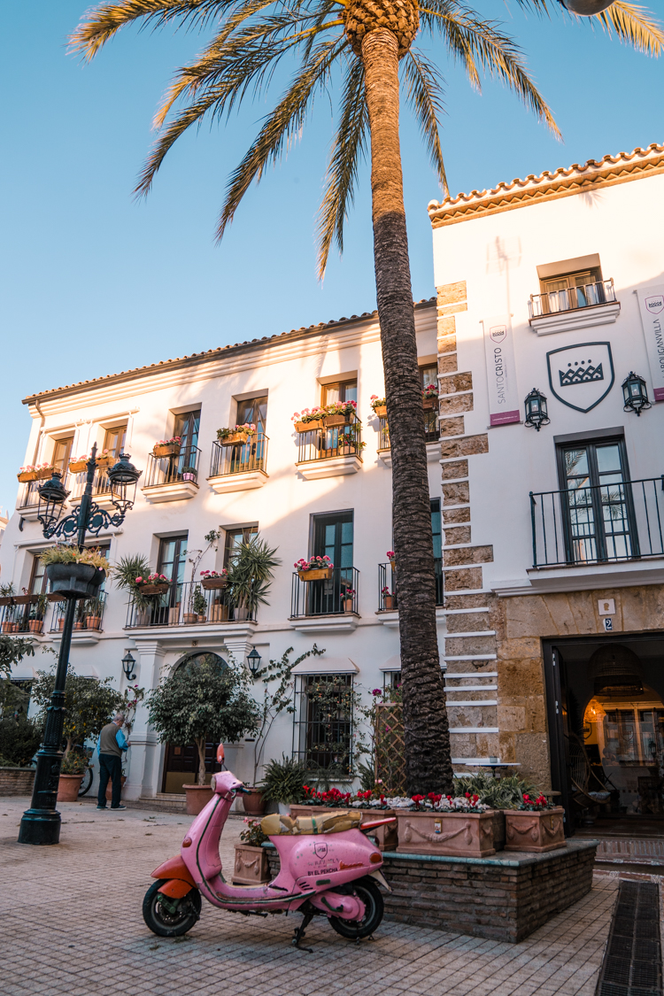 Local hotel in Marbella old town.