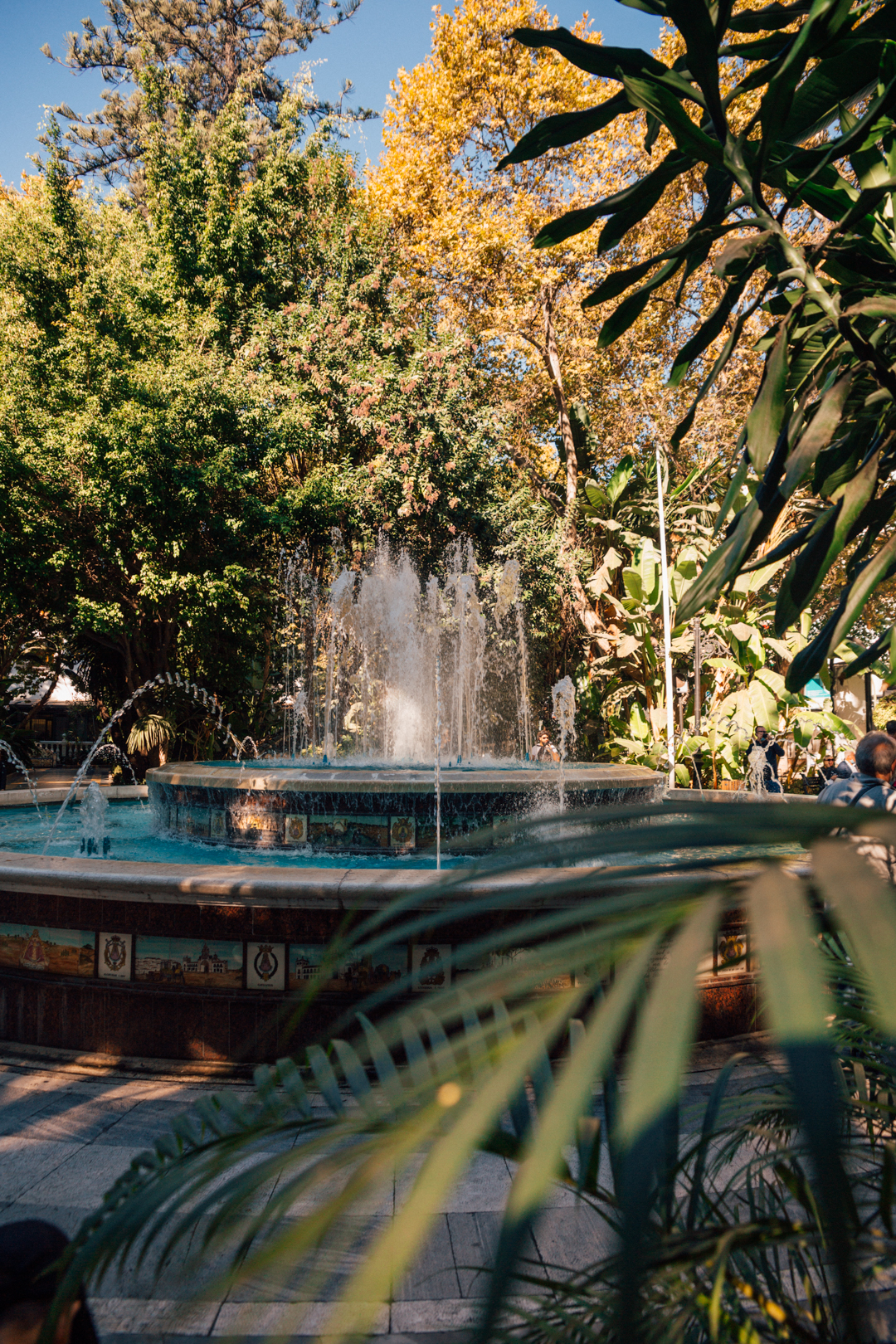fountain at Parque de la Alameda