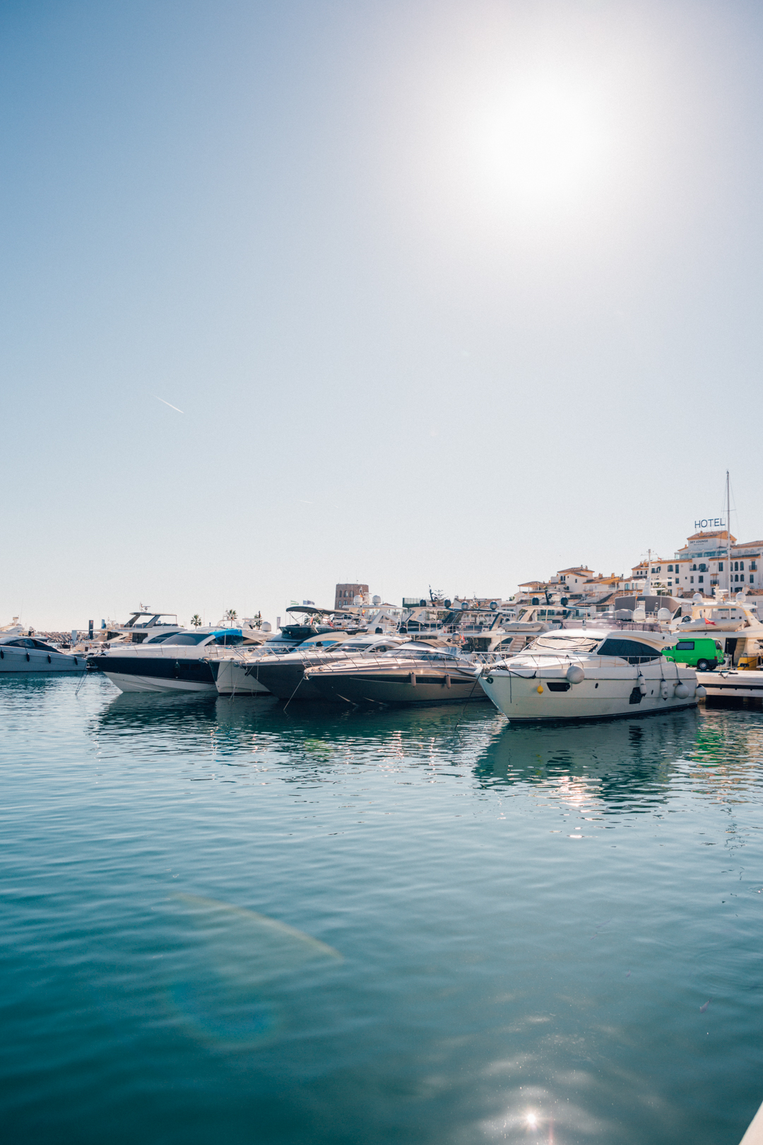 The luxury marina in Puerto Banus, Marbella