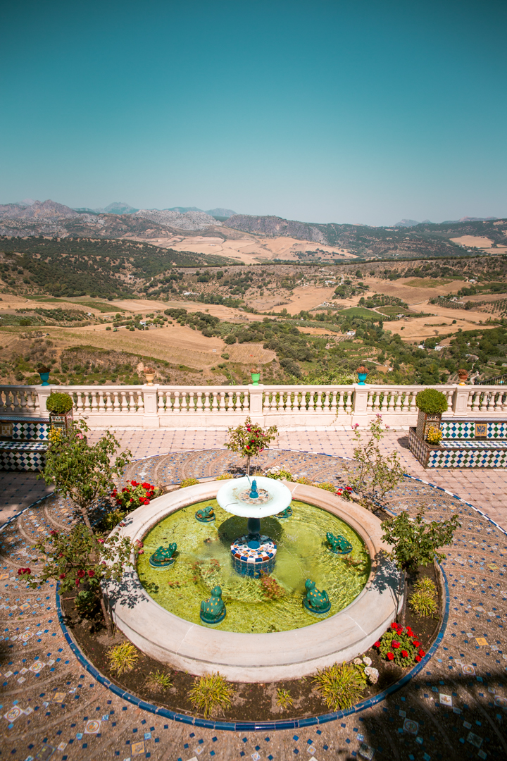 casa del bosco in Ronda, Andalusia - garden views