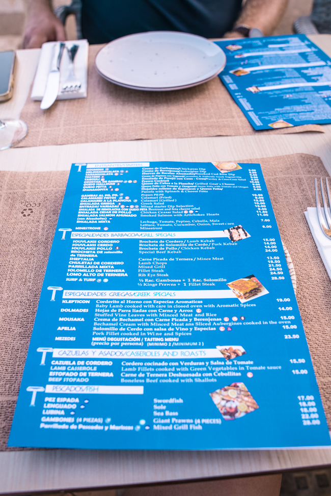 Restaurante Santorini, Fuengirola