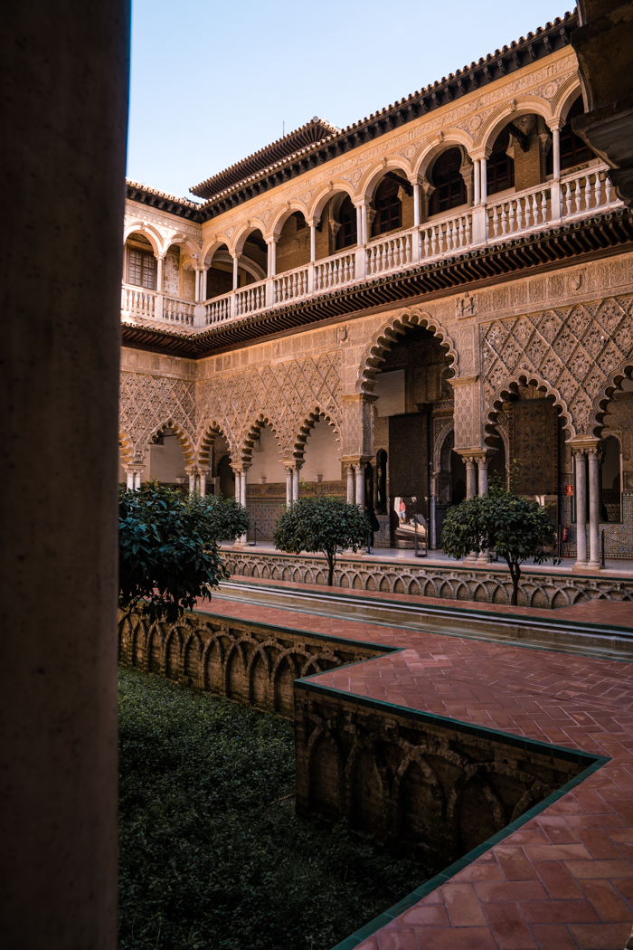 Royal alcazar in Seville