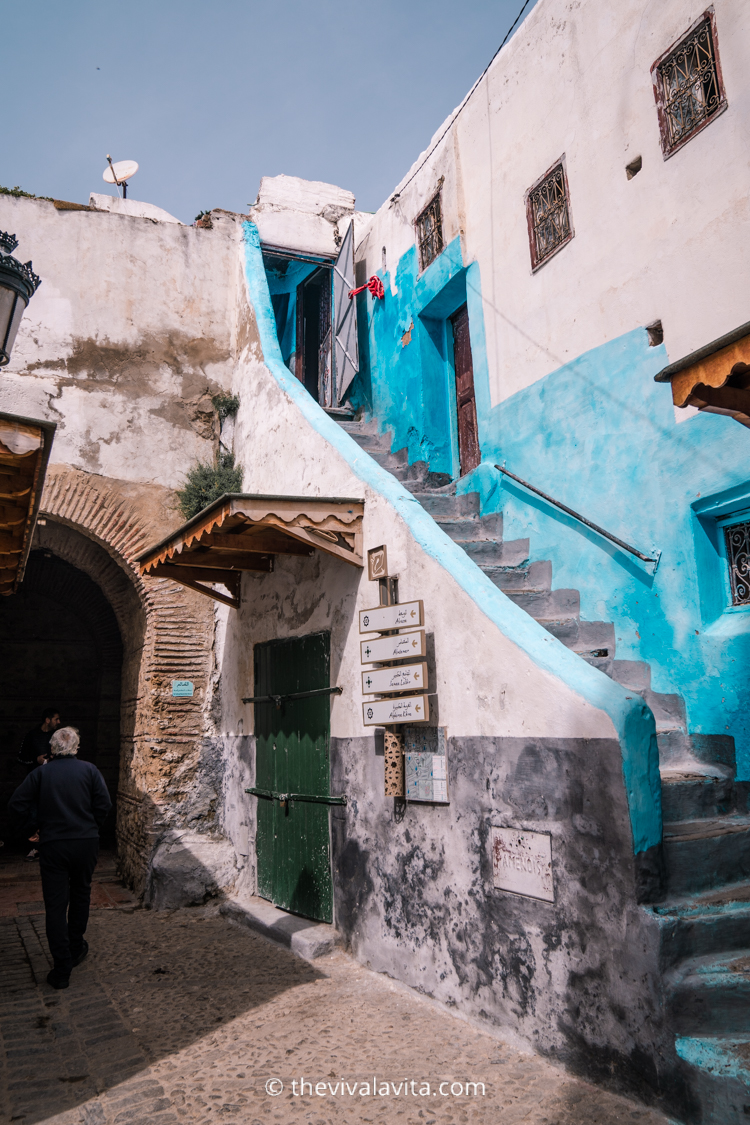 Old houses in the Medina of Tetouan, Morocco