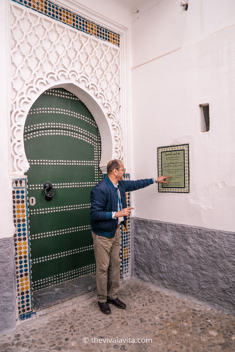 Our local guide in Tetouan Medina, Morocco