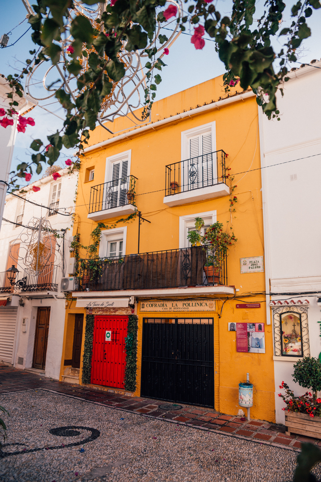 Pretty houses in Marbella old town