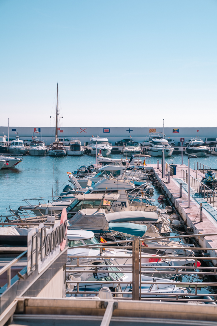 Boats in Marbella Marina (Puerto Deportivo), Southern Spain
