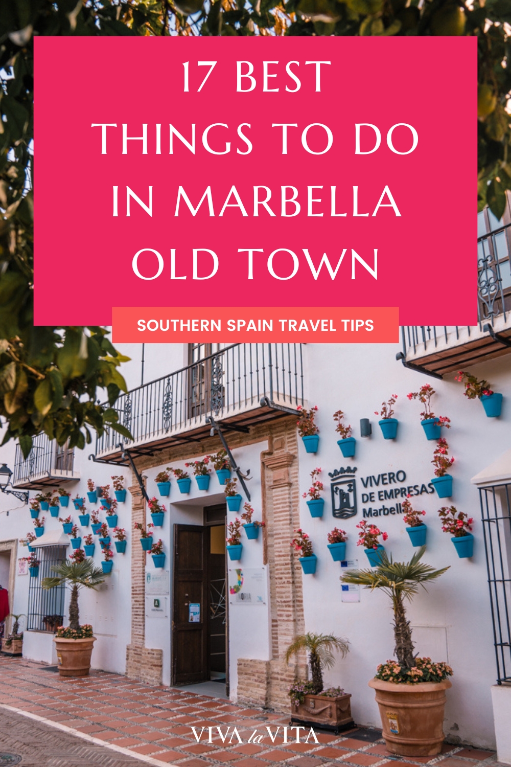 pinterest image for an article about best things to do in marbella old town