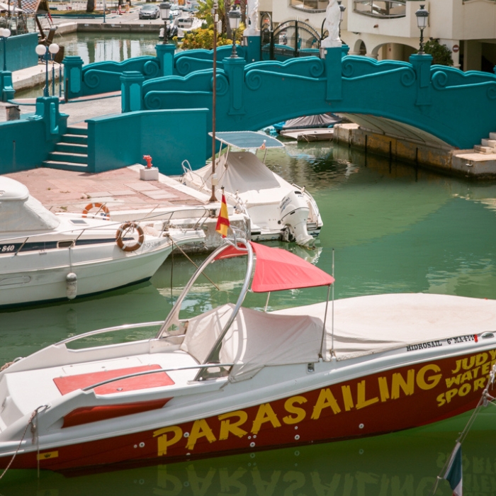 boats in Benalmadena Marina, Spain