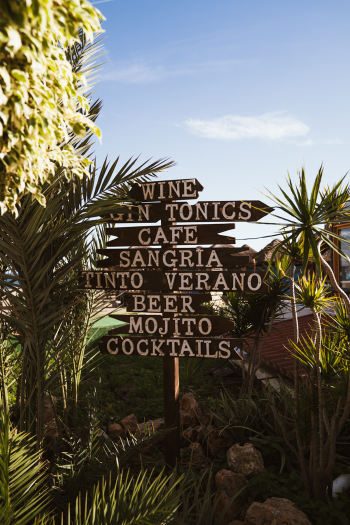 Torremolinos beach sign